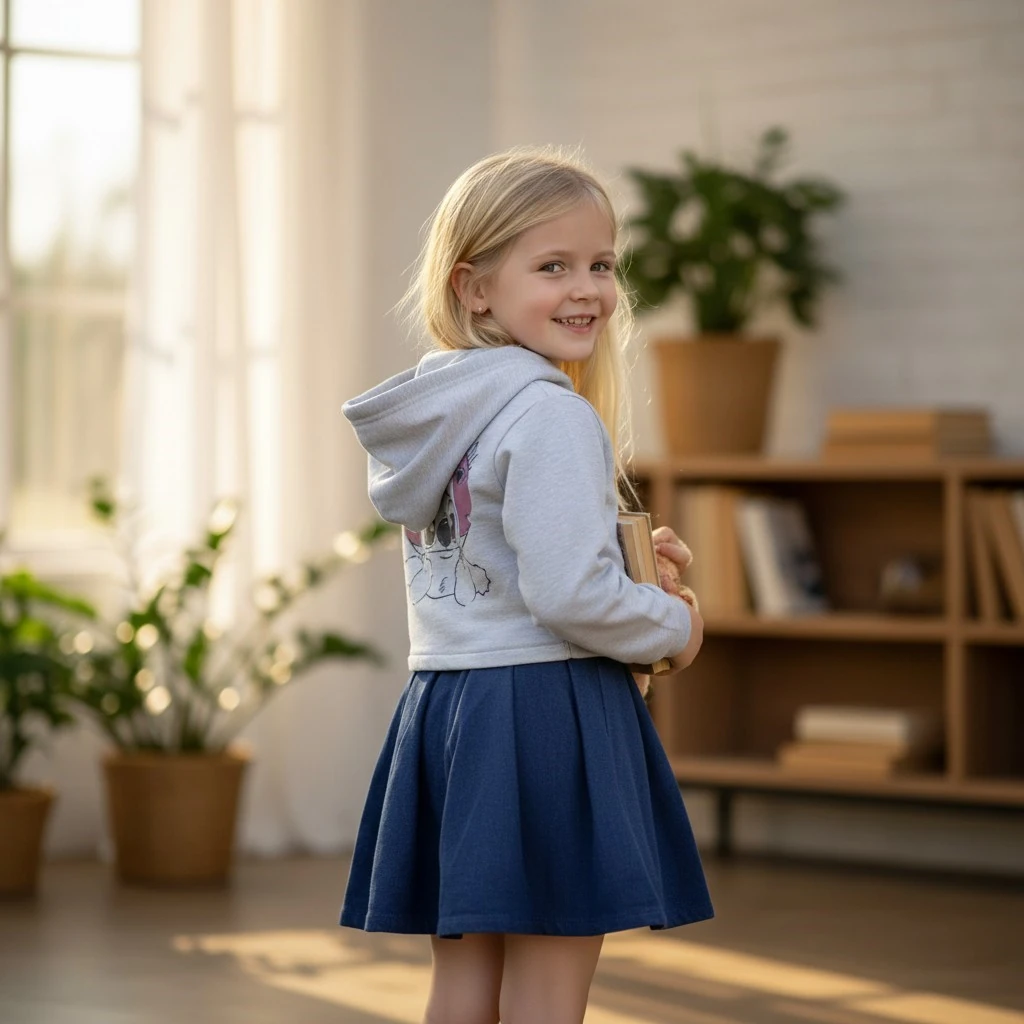 Stitch Kız Çocuk Elbise