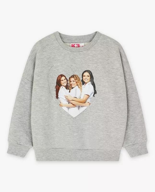 Baskılı Kız Çocuk Sweatshirt