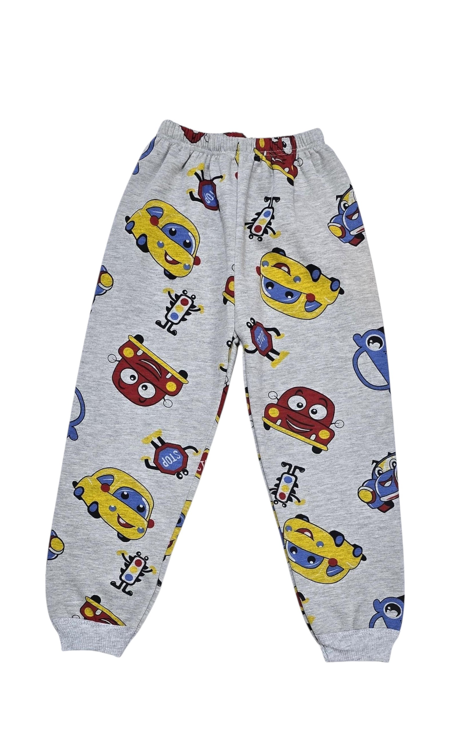 Arabalı Erkek Bebek Pijama Takım