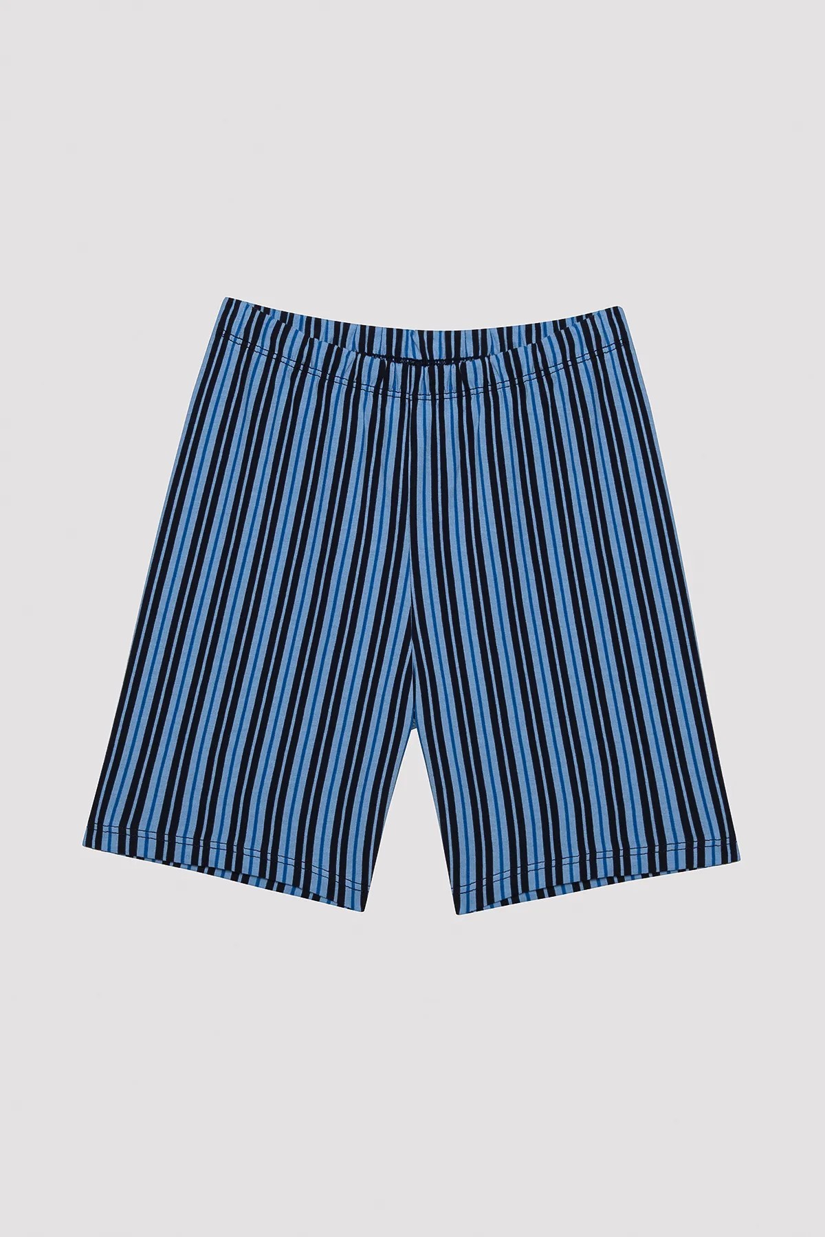 Çizgili Şortlu Erkek Çocuk Pijama Takım