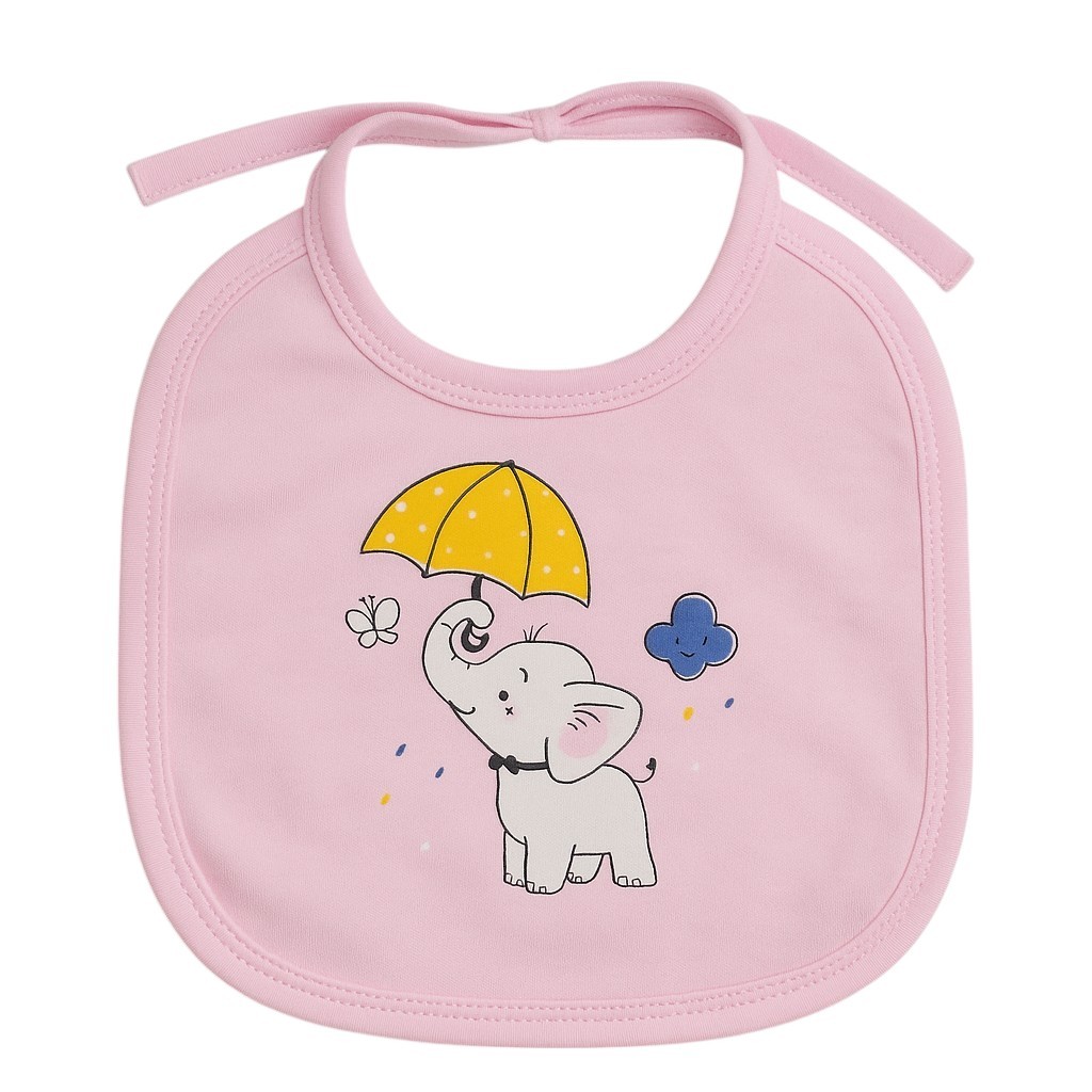 Kız Bebek Penye Mama Önlüğü (20cmx22cm)