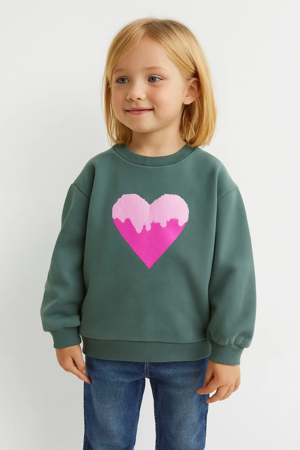 Pullu Çocuk Sweatshirt