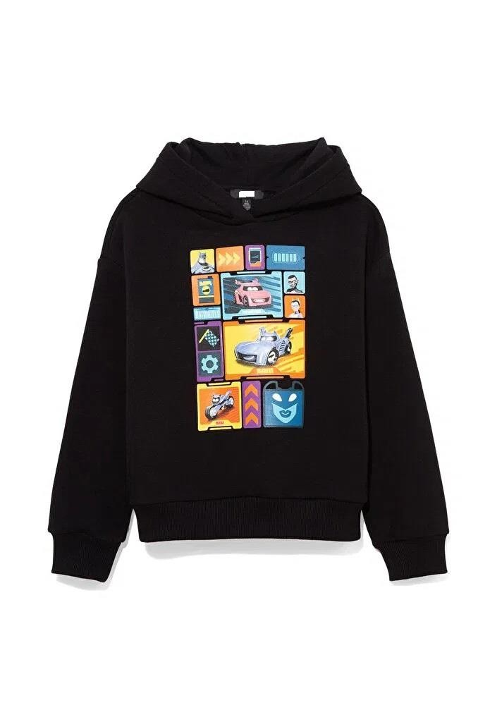 Cars Baskılı Erkek Çocuk Sweatshirt