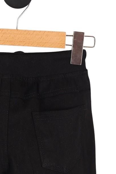 Beli Ribana Lastikli Okul Pantolonu