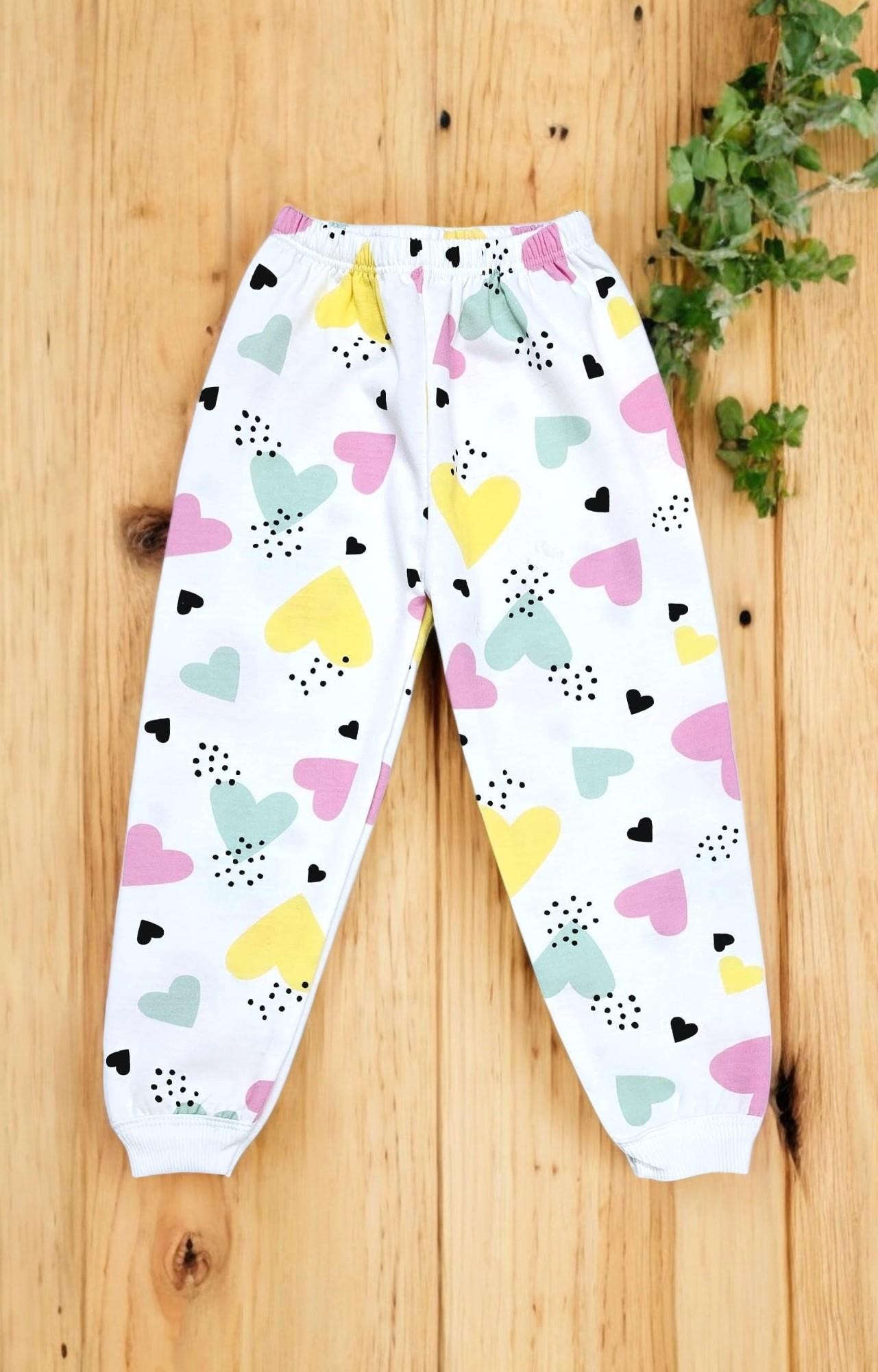 Kalpli Kız Çocuk Pijama Takım