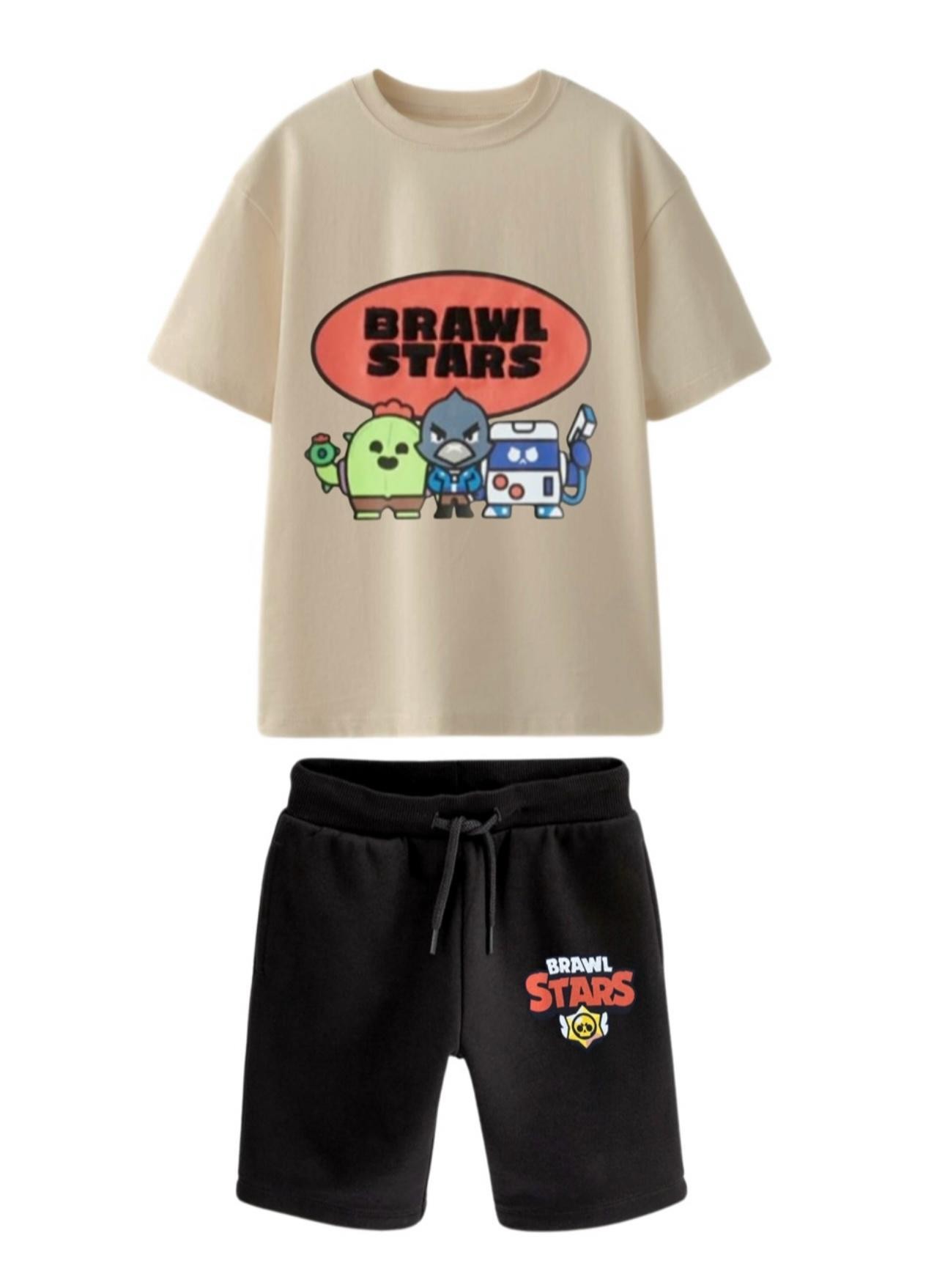 Brawl Stars Şortlu Erkek Çocuk Takım