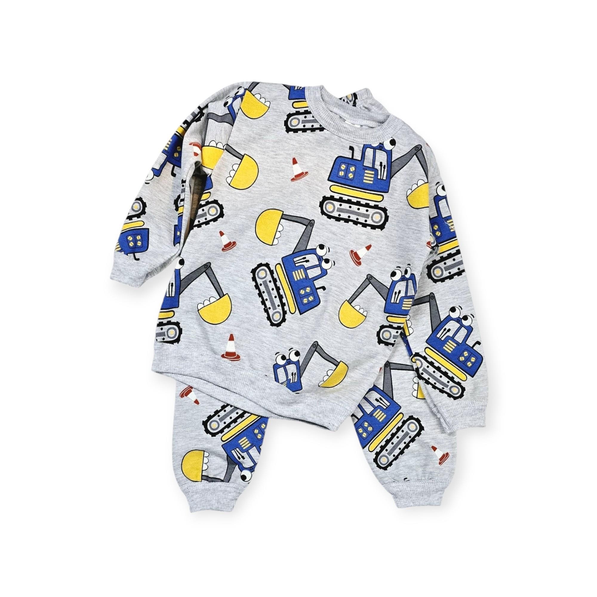 Kepçeli Erkek Çocuk Pijama Takım