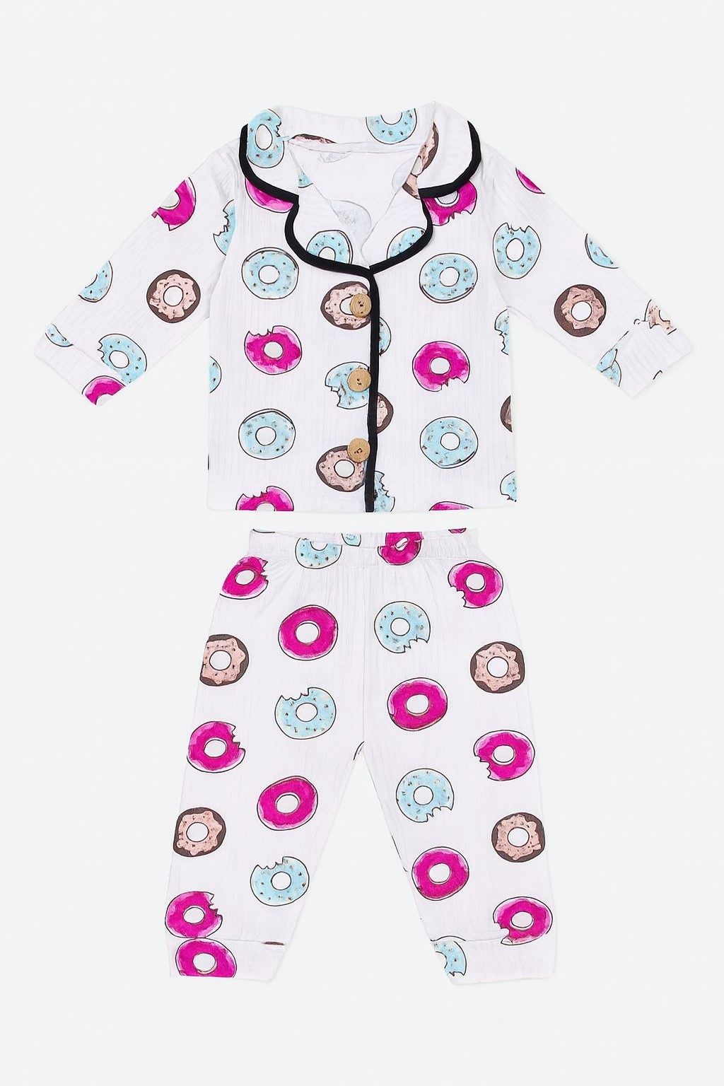 Donut Desenli Bebek Pijama Takım