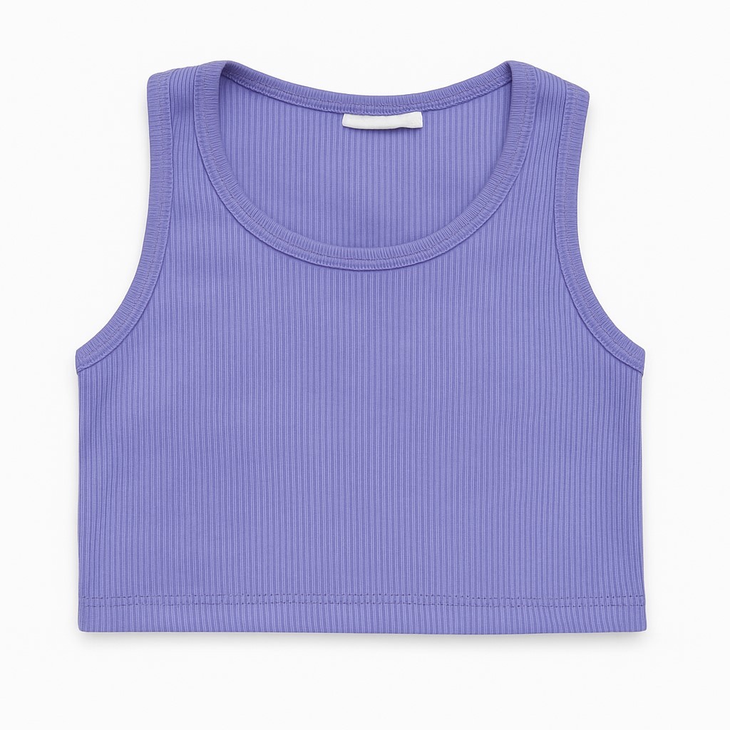 Kız Çocuk Fitilli Crop Atlet