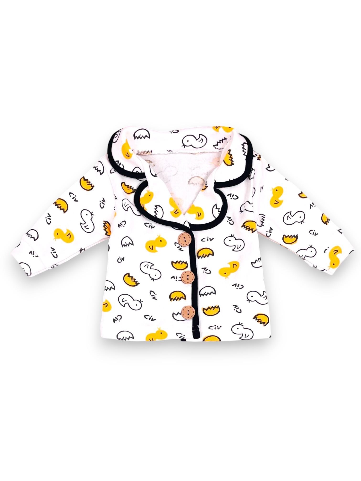 Civciv Desenli Bebek Pijama Takım