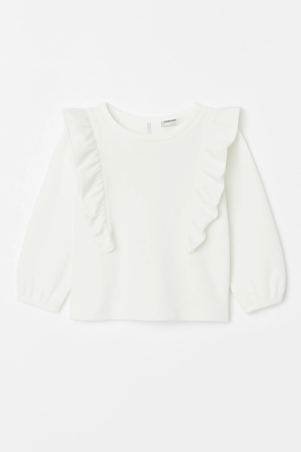 Önü Fırfırlı Kız Çocuk Bluz