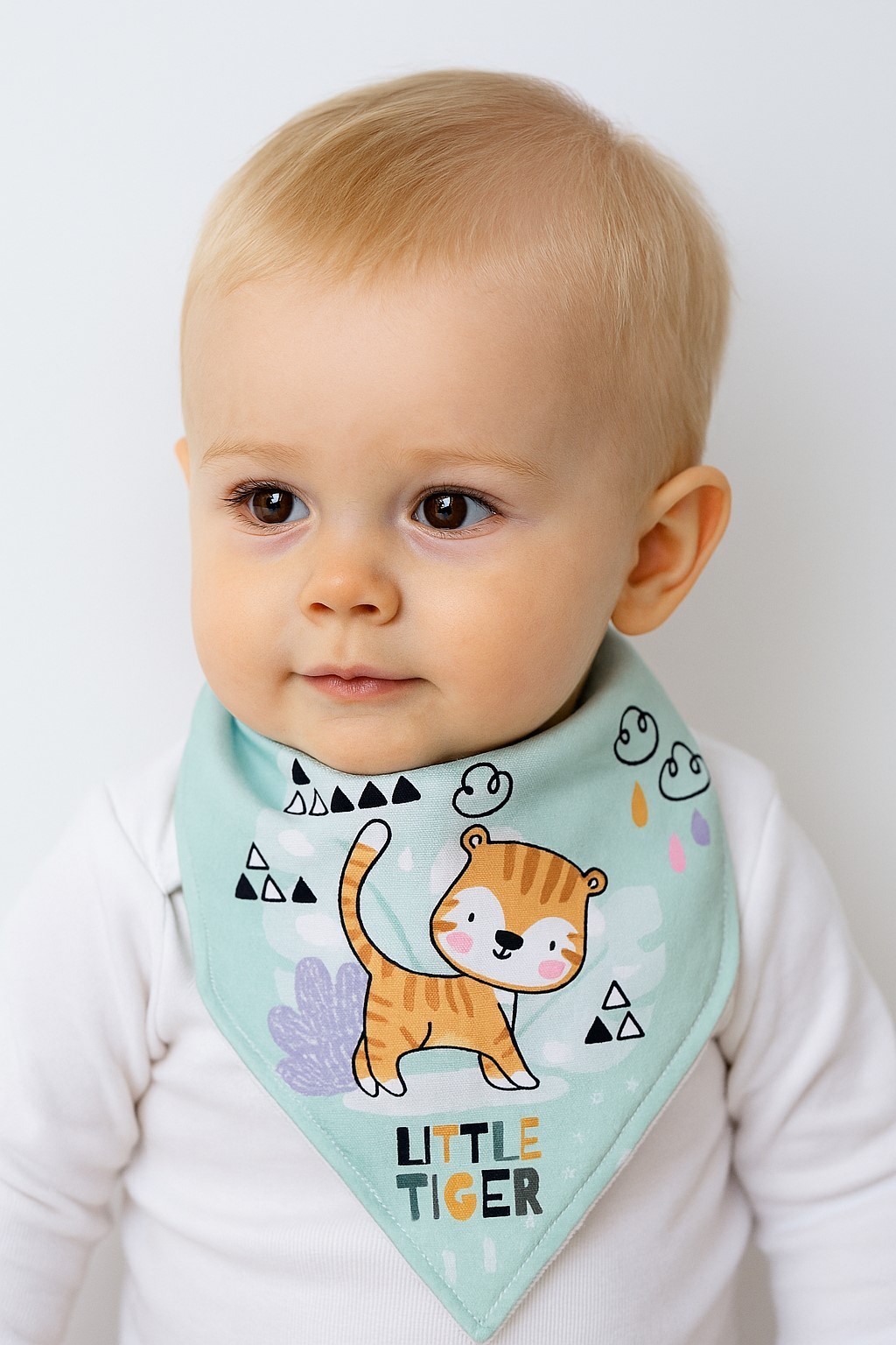 Tiger Erkek Bebek Fular Önlük