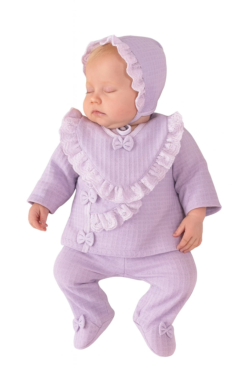 Kız Bebek Zıbın Set - 5li