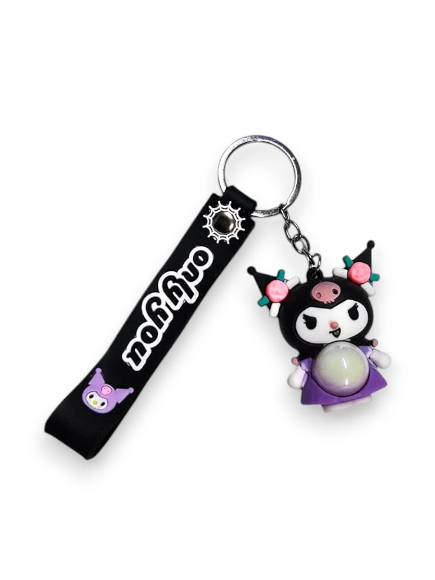 Işıklı Kuromi Çocuk Anahtarlık