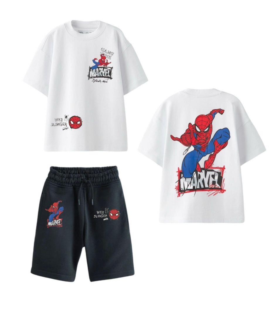 Spiderman Şortlu Erkek Çocuk Takım
