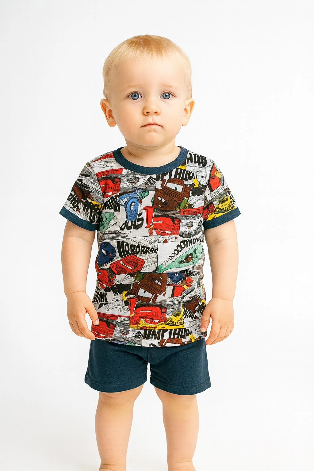 Arabalı Organik Pijama Takımı