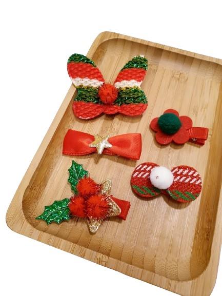 Yeni Yıl Kız Çocuk Toka Set