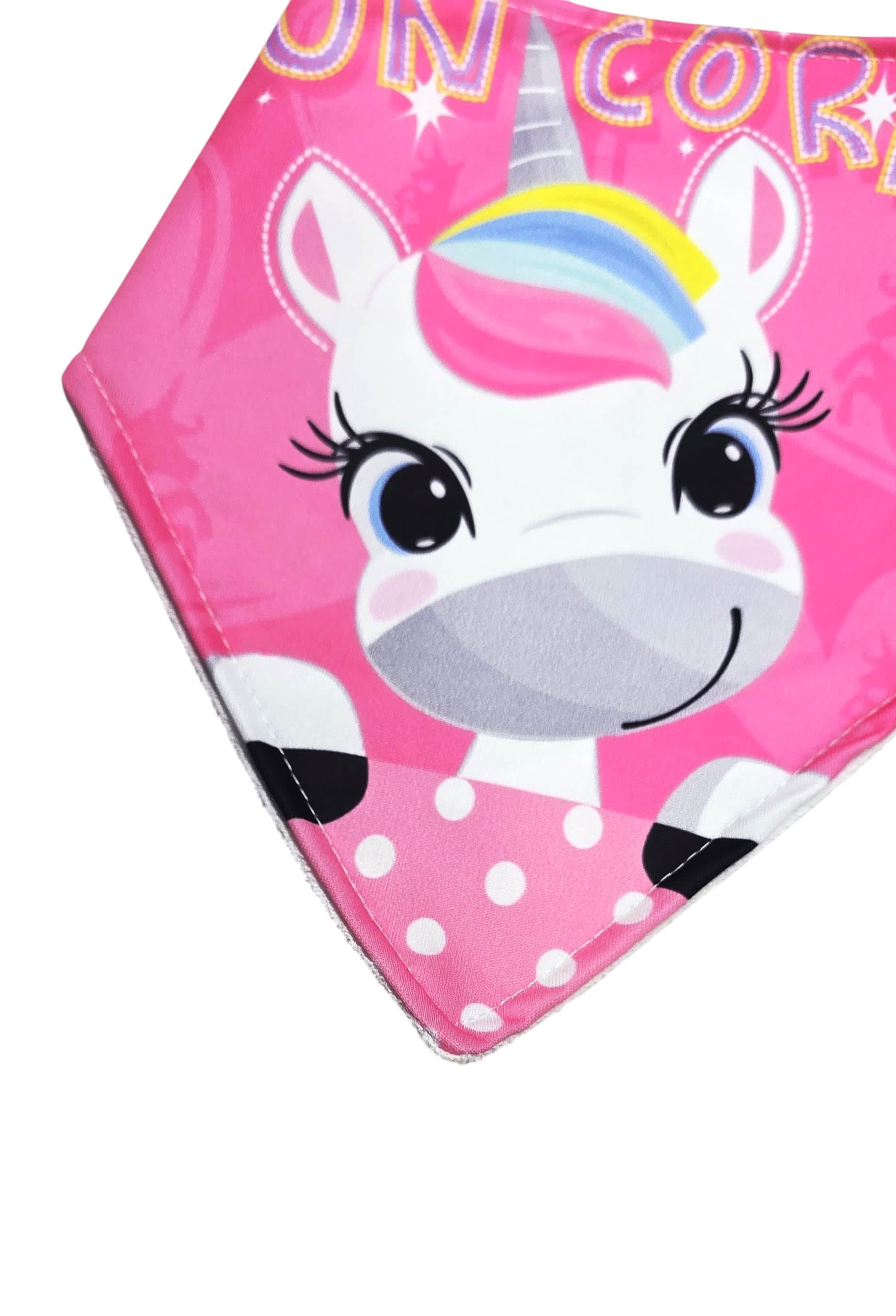 Unicorn Kız Bebek Fular Önlük