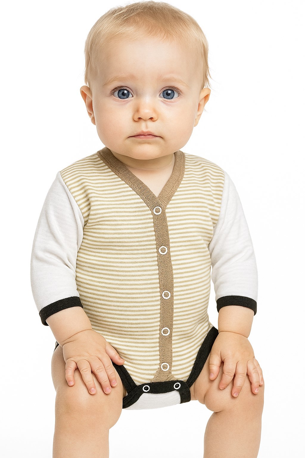 Önden Çıtçıtlı Kız Bebek Çıtçıtlı Body Zıbın