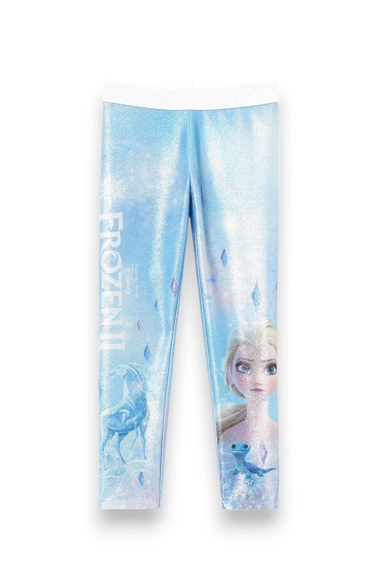 Simli Elsa Çocuk Tayt