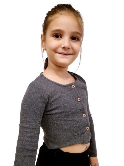 Kız Çocuk Crop Hırka