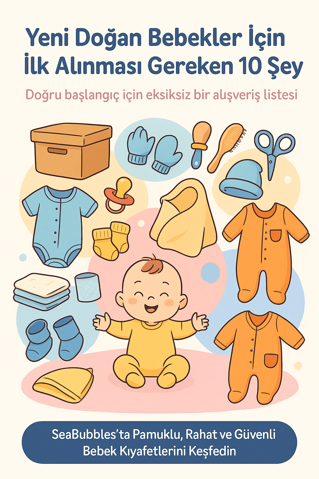 👶 Yeni Doğan Bebekler İçin İlk Alınması Gereken 10 Şey