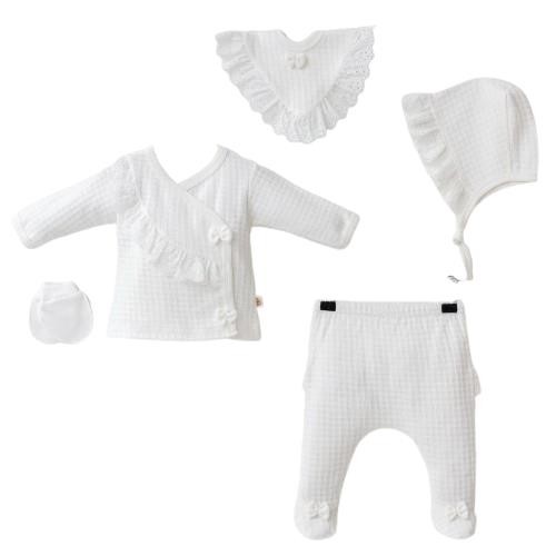 Kız Bebek Zıbın Set - 5li