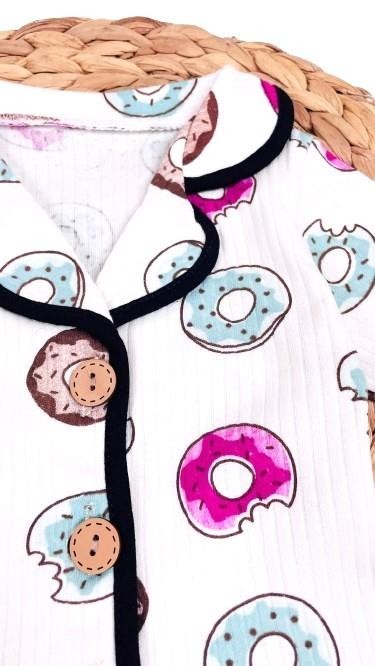 Donut Desenli Bebek Pijama Takım