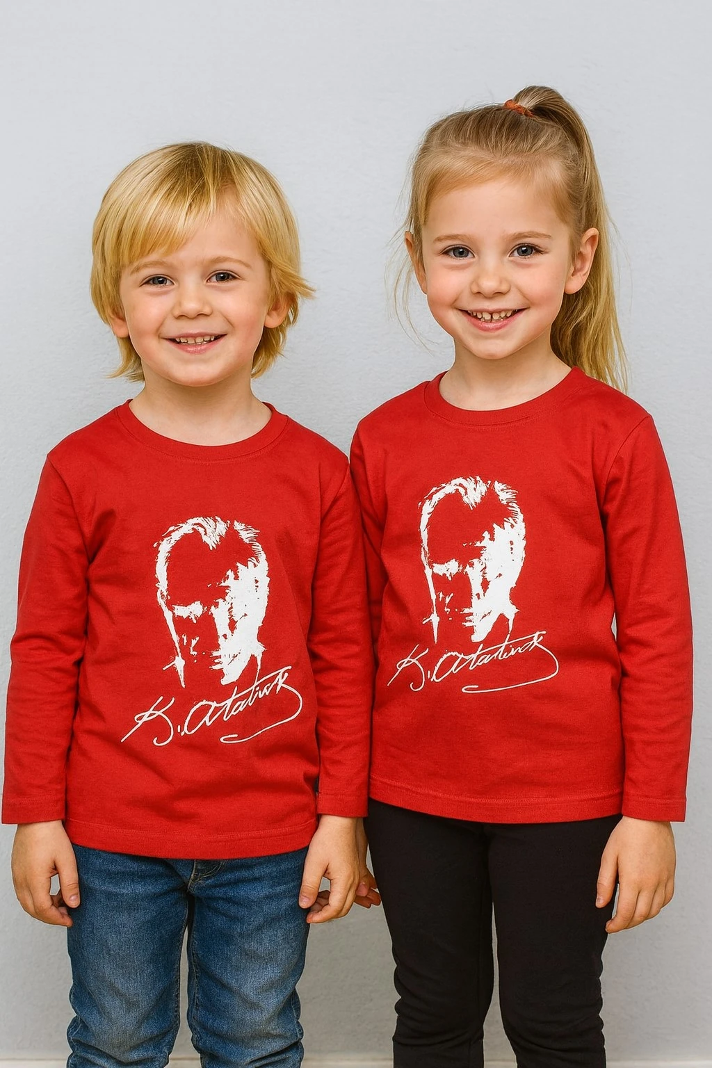 Atatürk Baskılı Uzun Kol Tişört