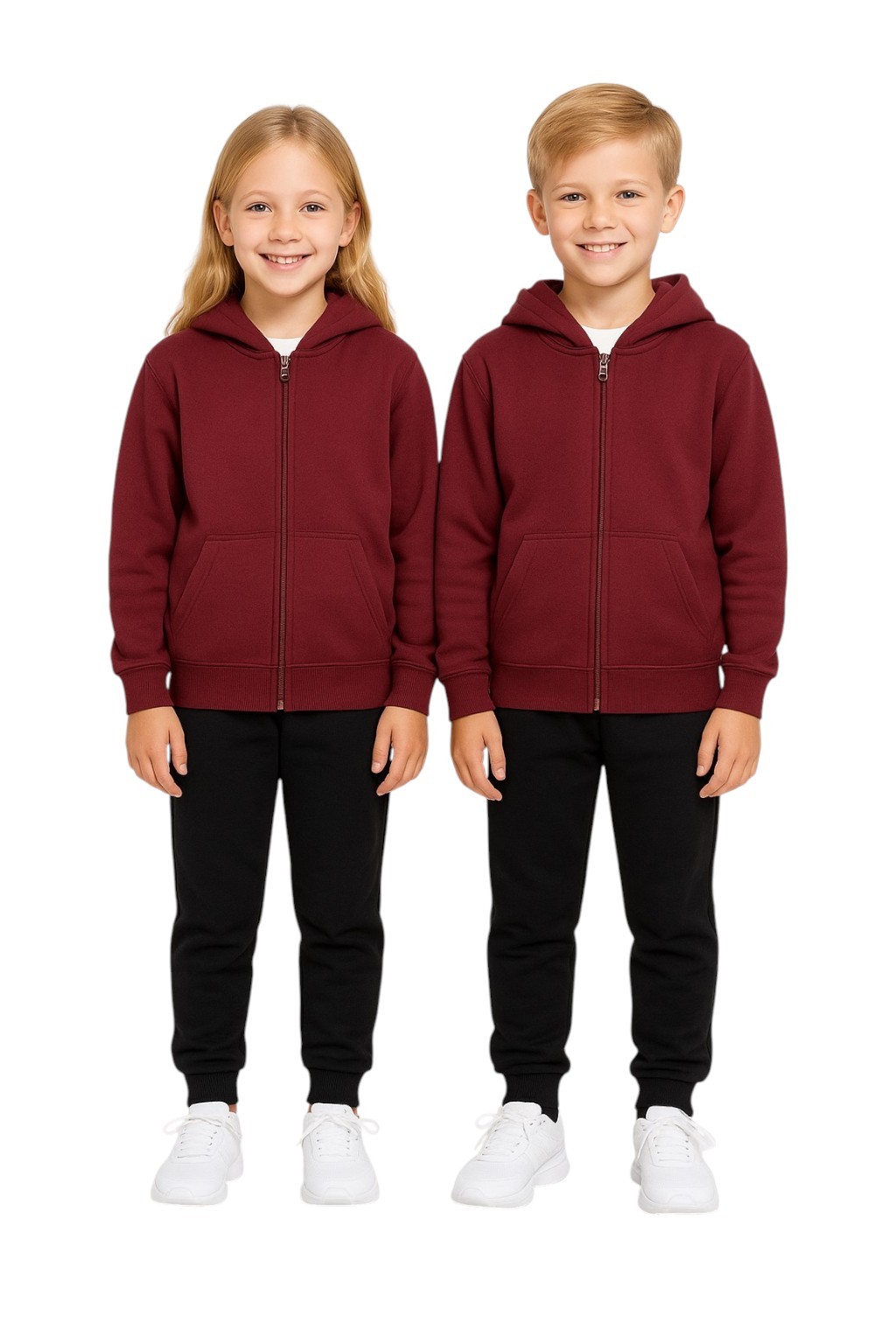 Fermuarlı Kapüşonlu Sweatshirt