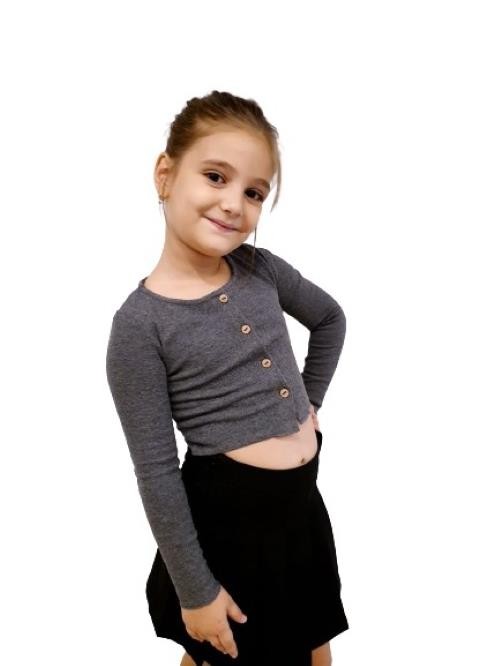 Kız Çocuk Crop Hırka