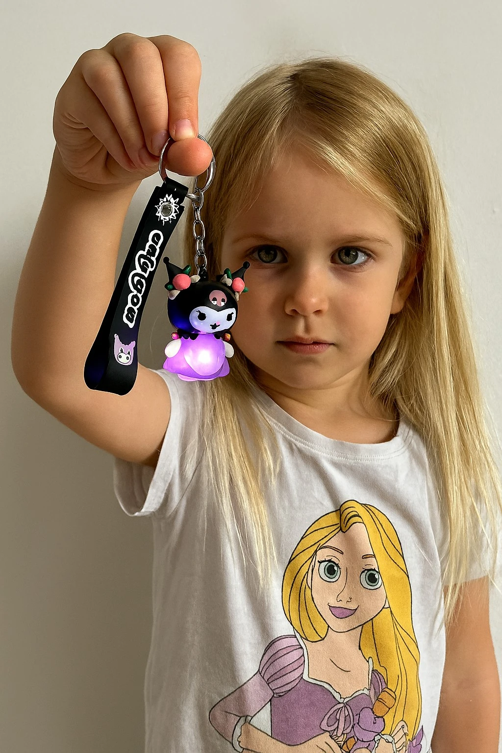 Işıklı Kuromi Çocuk Anahtarlık