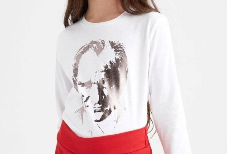 Atatürk Baskı Tişört Uzun Kollu (2.Kalite)