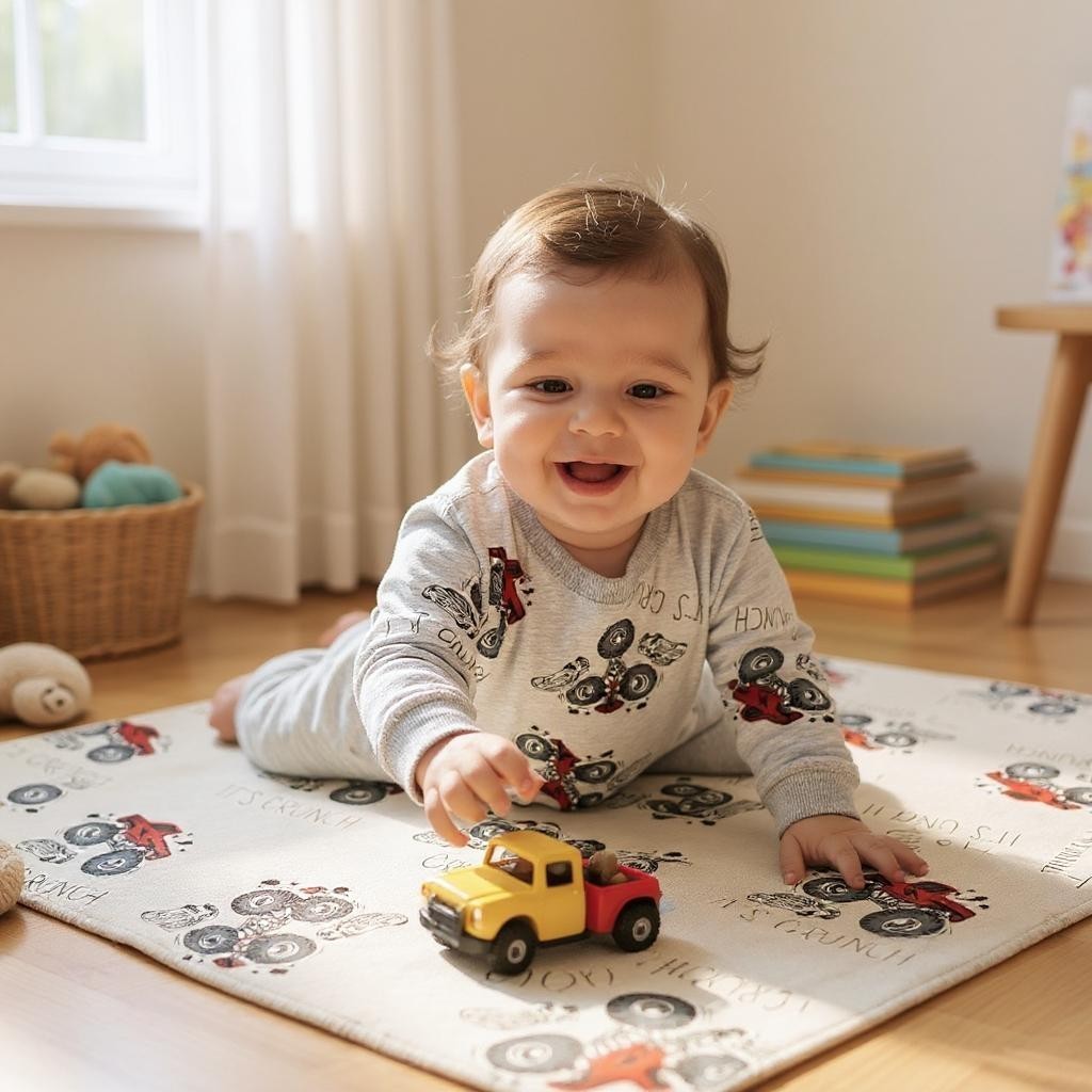 Arabalı Erkek Çocuk Pijama Takım