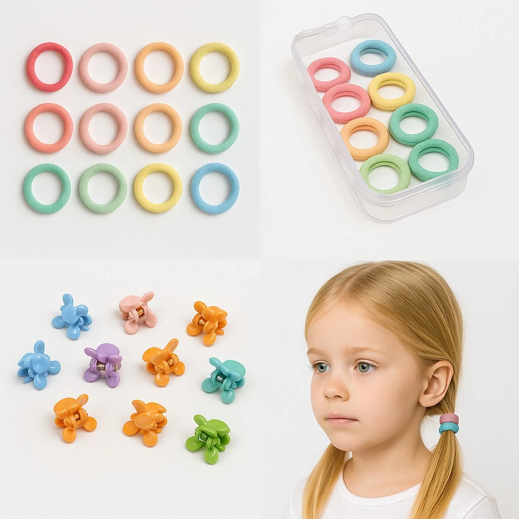 Kutulu Çocuk Toka Set (40 Adet)