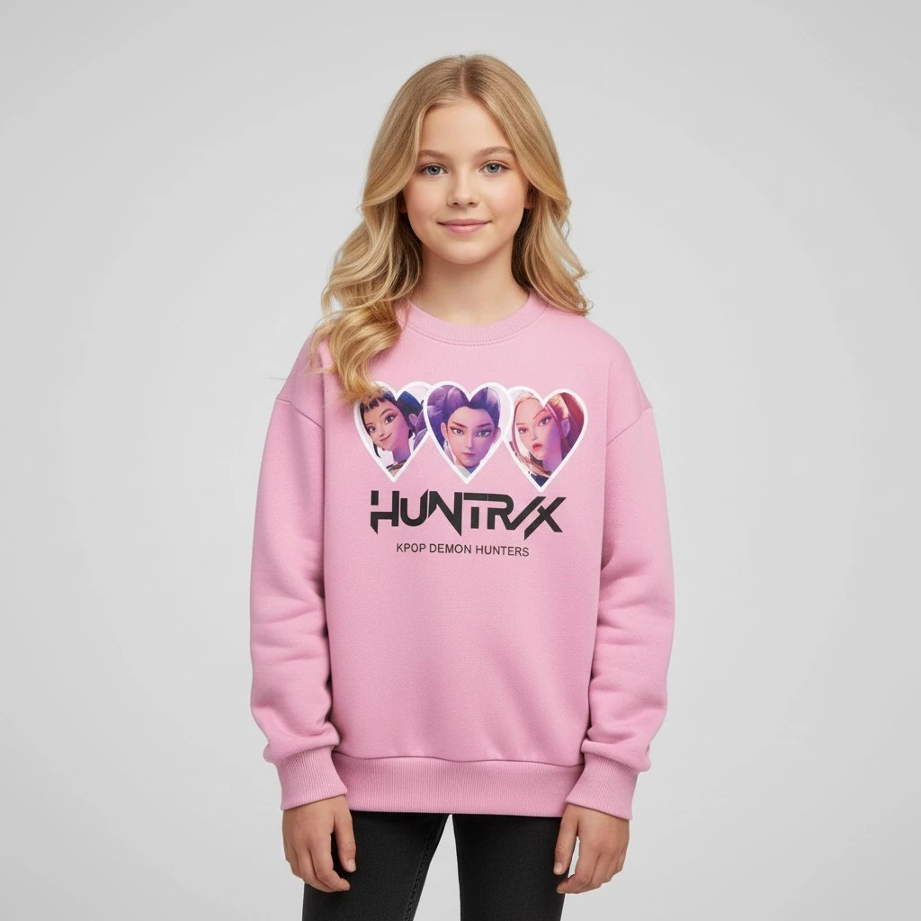 KPop Kız Çocuk Sweatshirt