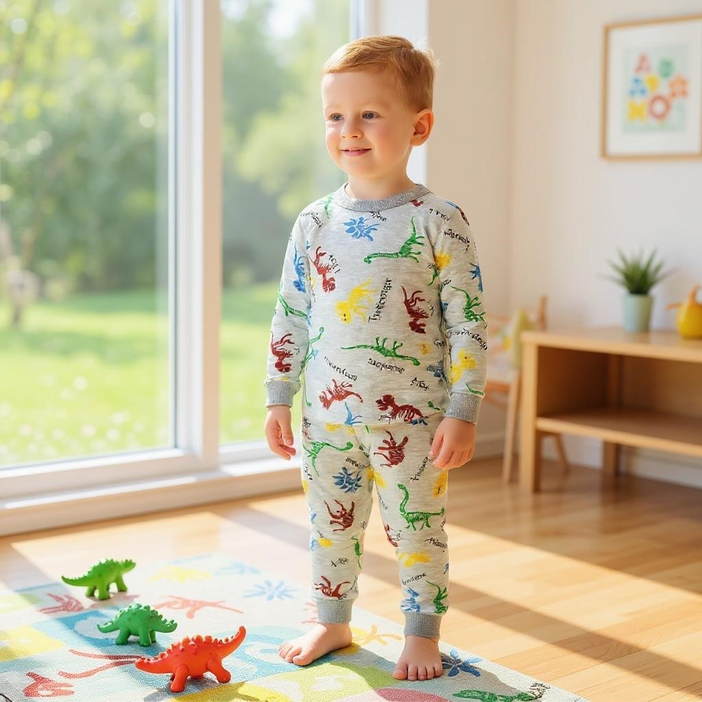 Dinazorlu Çocuk Pijama Takım