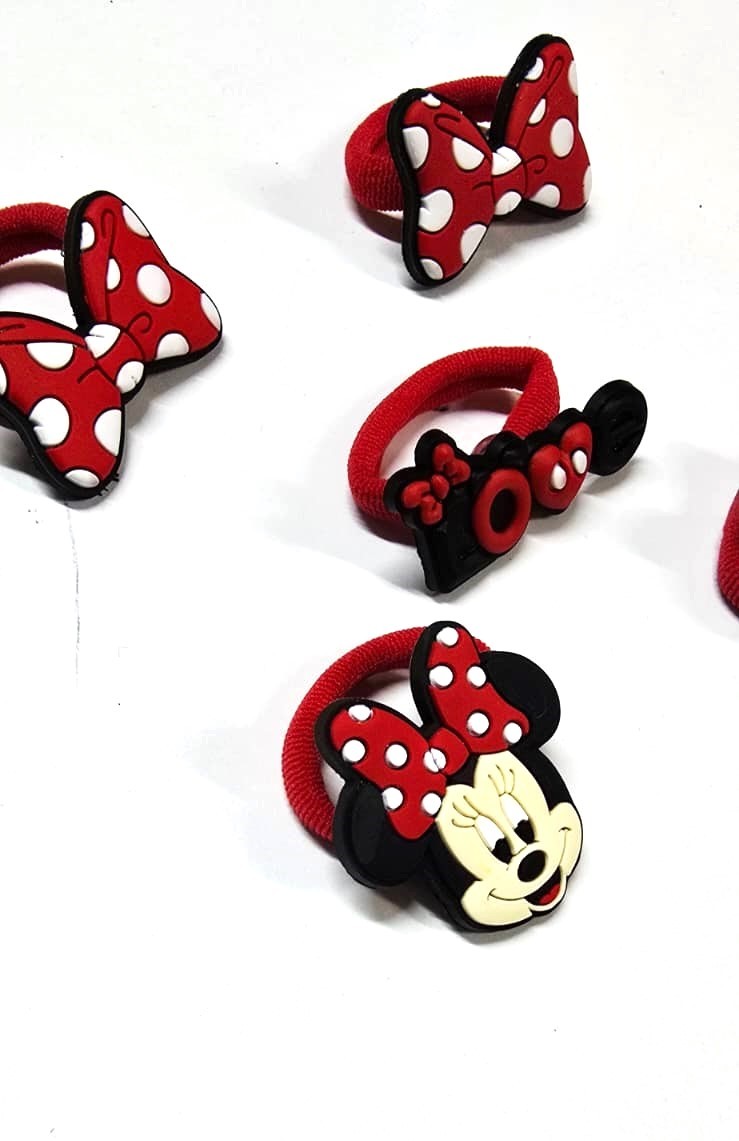 Minnie Lastikli Toka 5 Adet