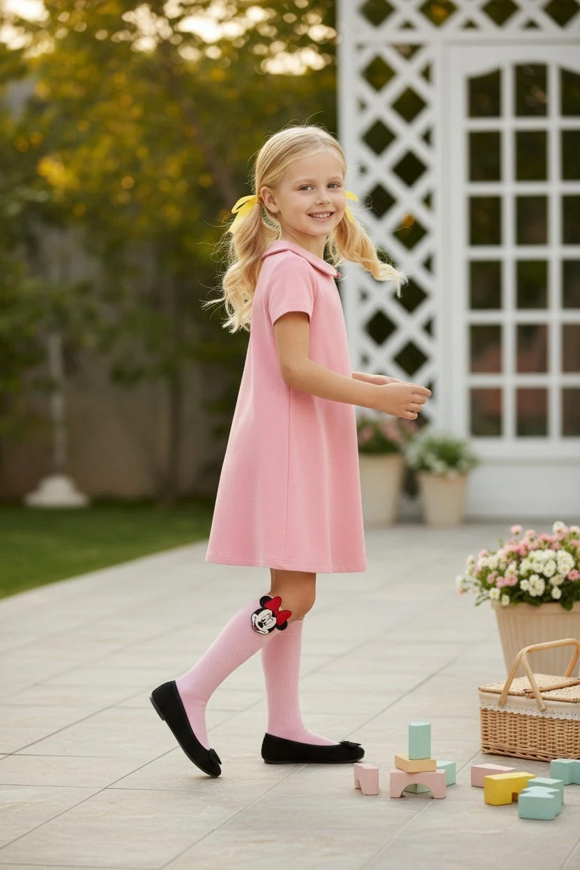 Minnie Çocuk Dizaltı Çorap