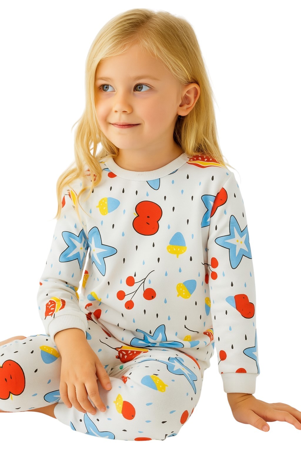 Deniz Yıldızı Kız Çocuk Pijama Takım