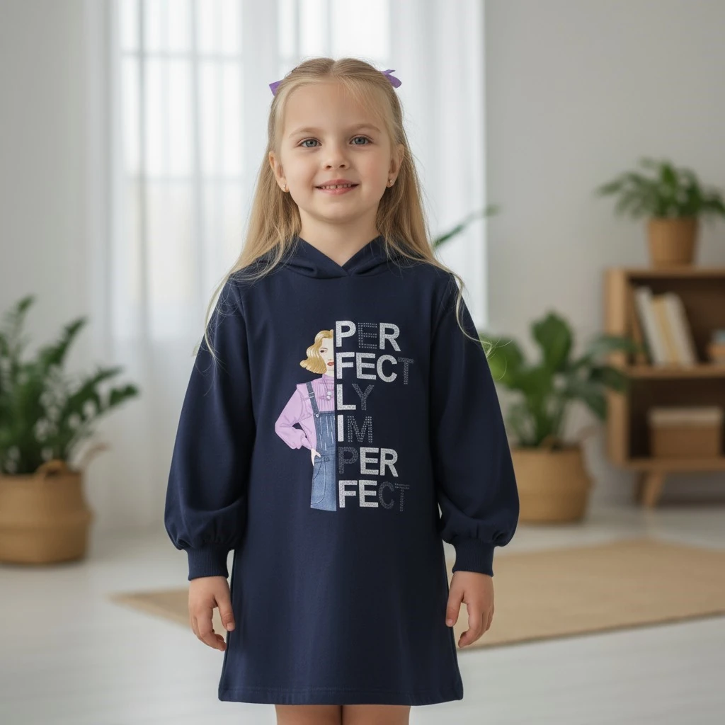 Perfectly Kız Çocuk Tunik Elbise (2. Kalite)