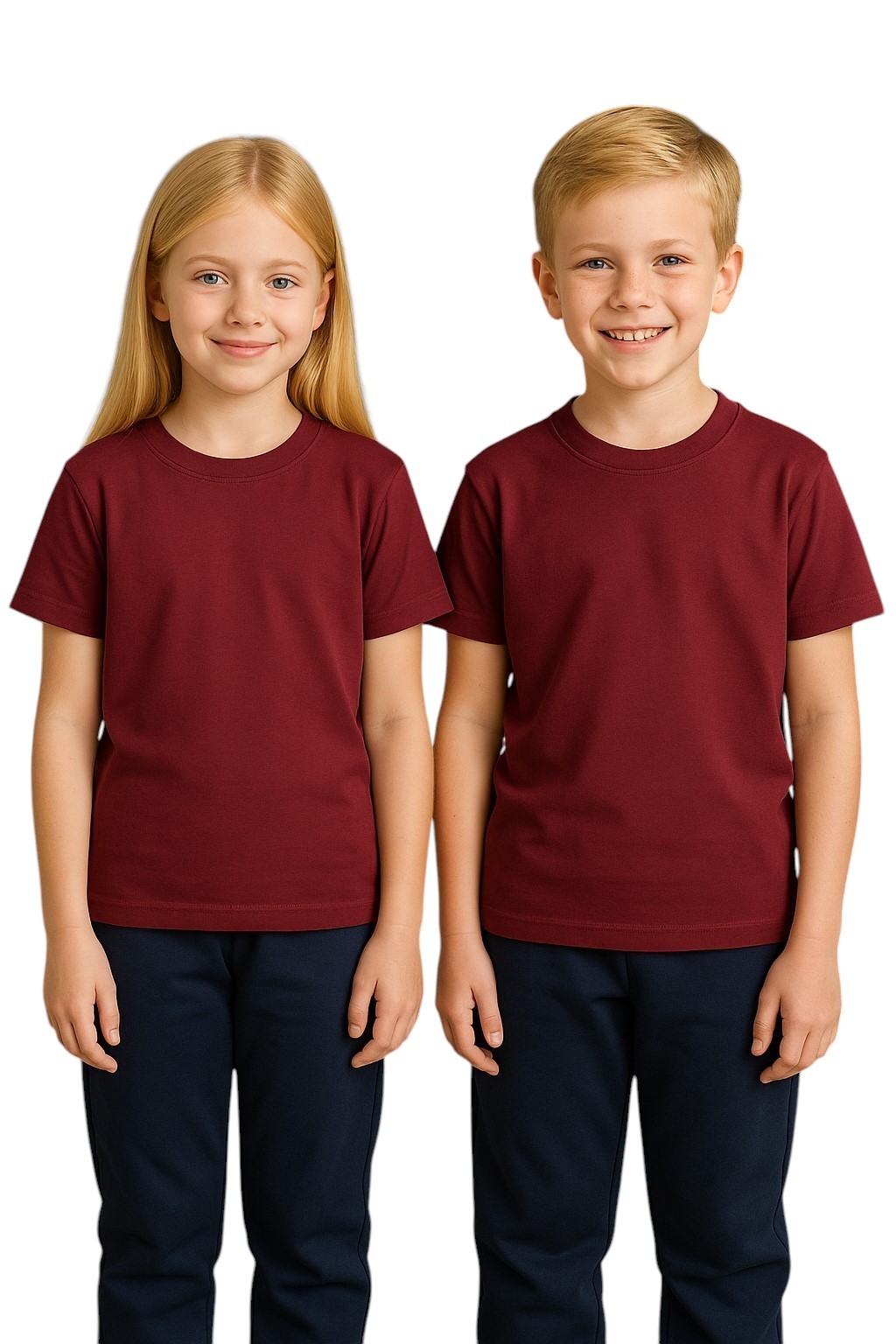 Bisiklet Yaka Basic Çocuk Tişört - Alc