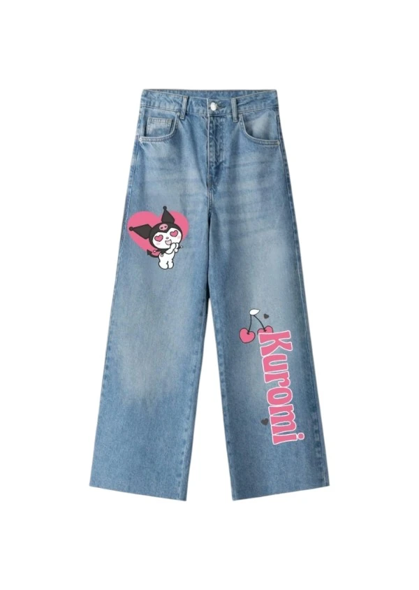 Kuromi Kız Çocuk Palazzo Pantolon