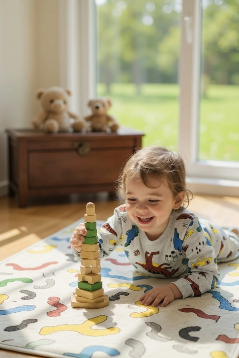 Dinazor Desenli Erkek Bebek Pijama Takım