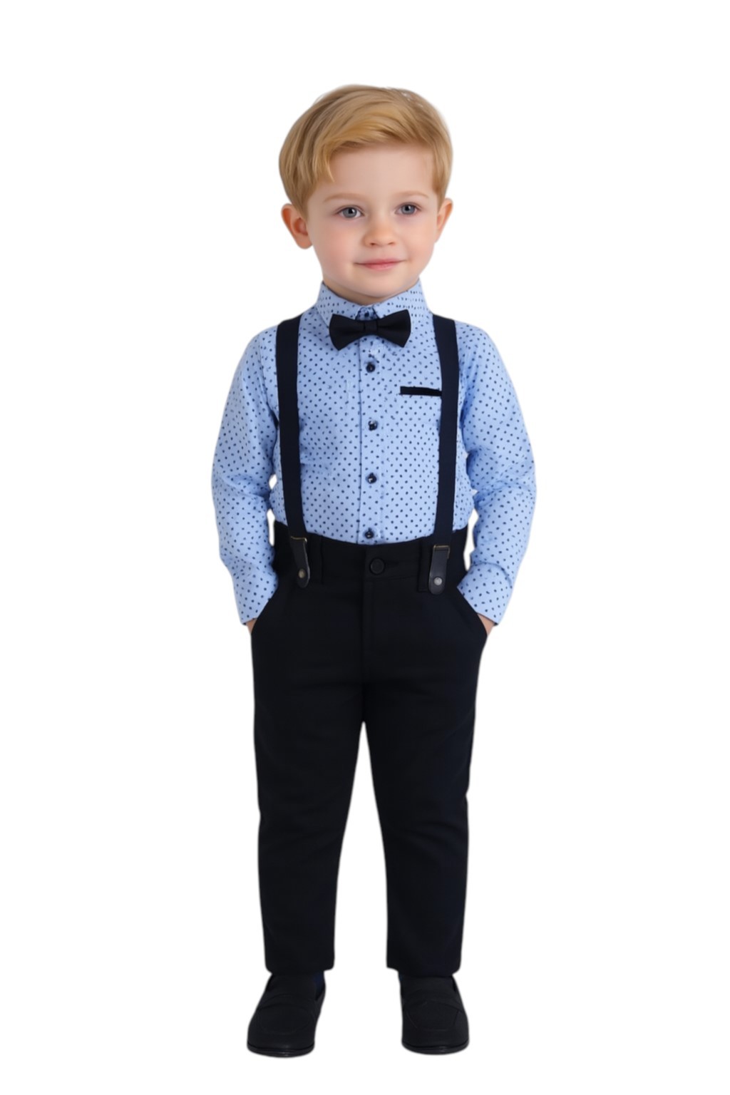 Papyonlu Gömlekli Erkek Çocuk Takım 4lü Set