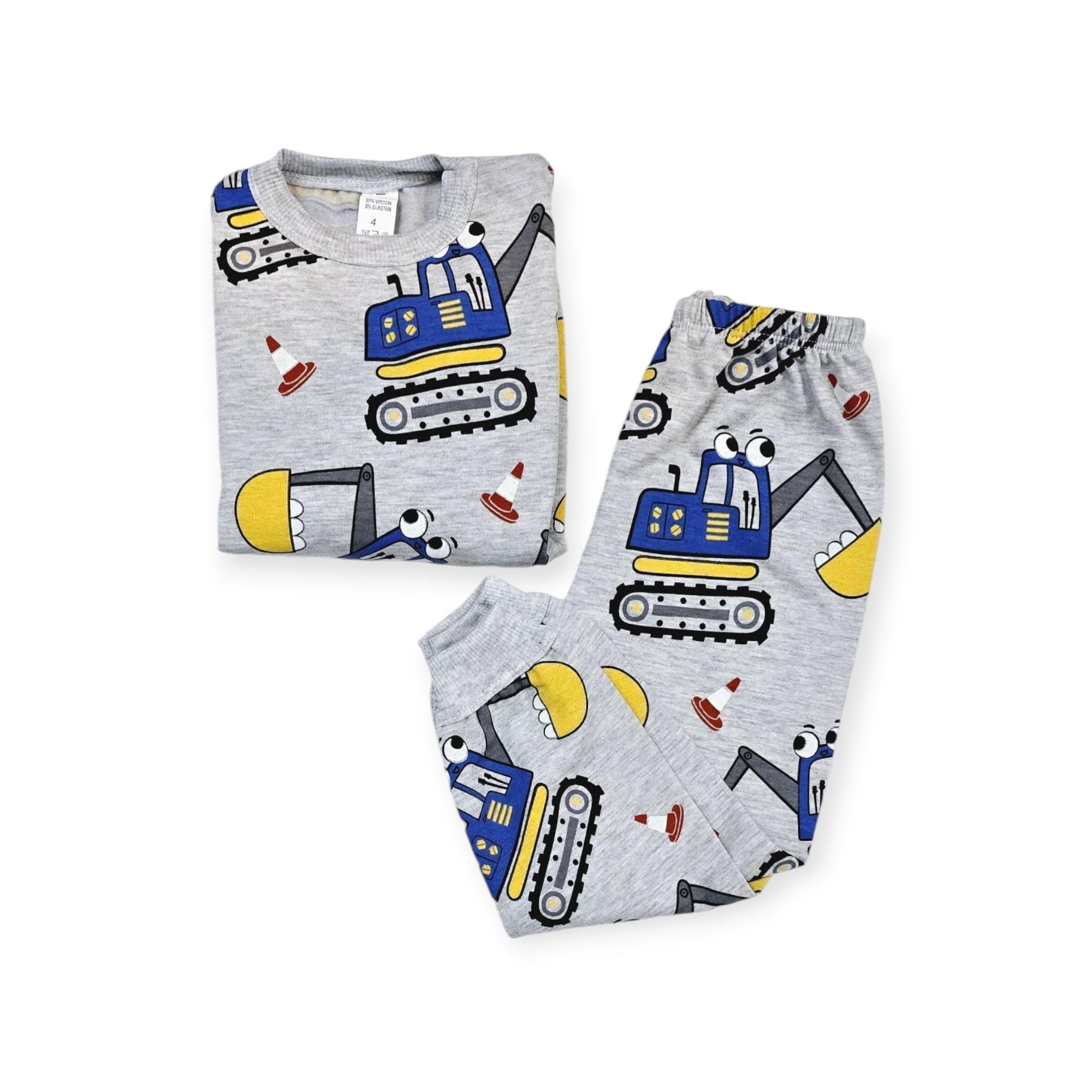 Kepçeli Erkek Çocuk Pijama Takım