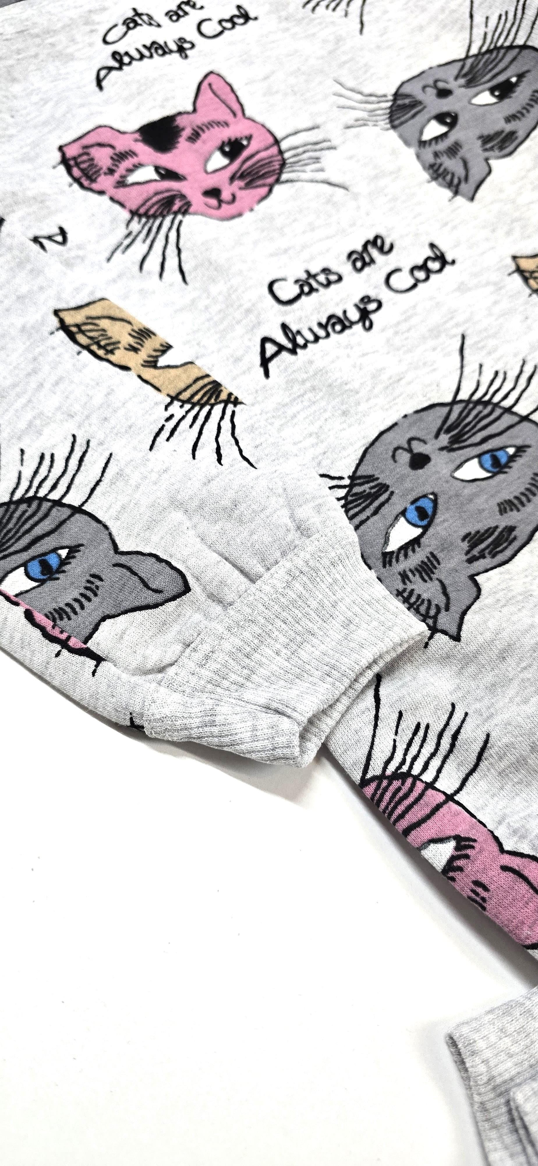 Kedili Kız Bebek Pijama Takım