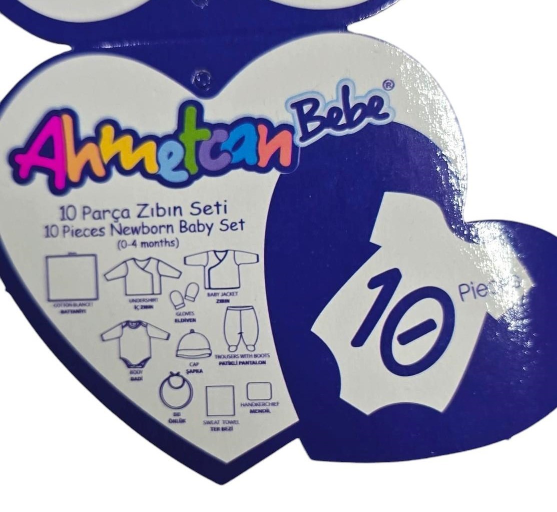Hoop Ayıcıklı Kız Bebek Hastane Çıkışı 10lu Set