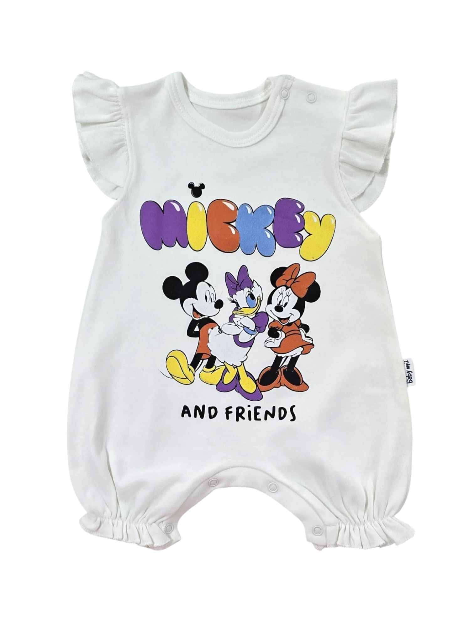 Minnie Kız Bebek Yazlık Tulum