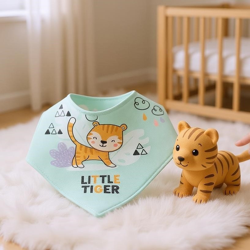 Tiger Erkek Bebek Fular Önlük
